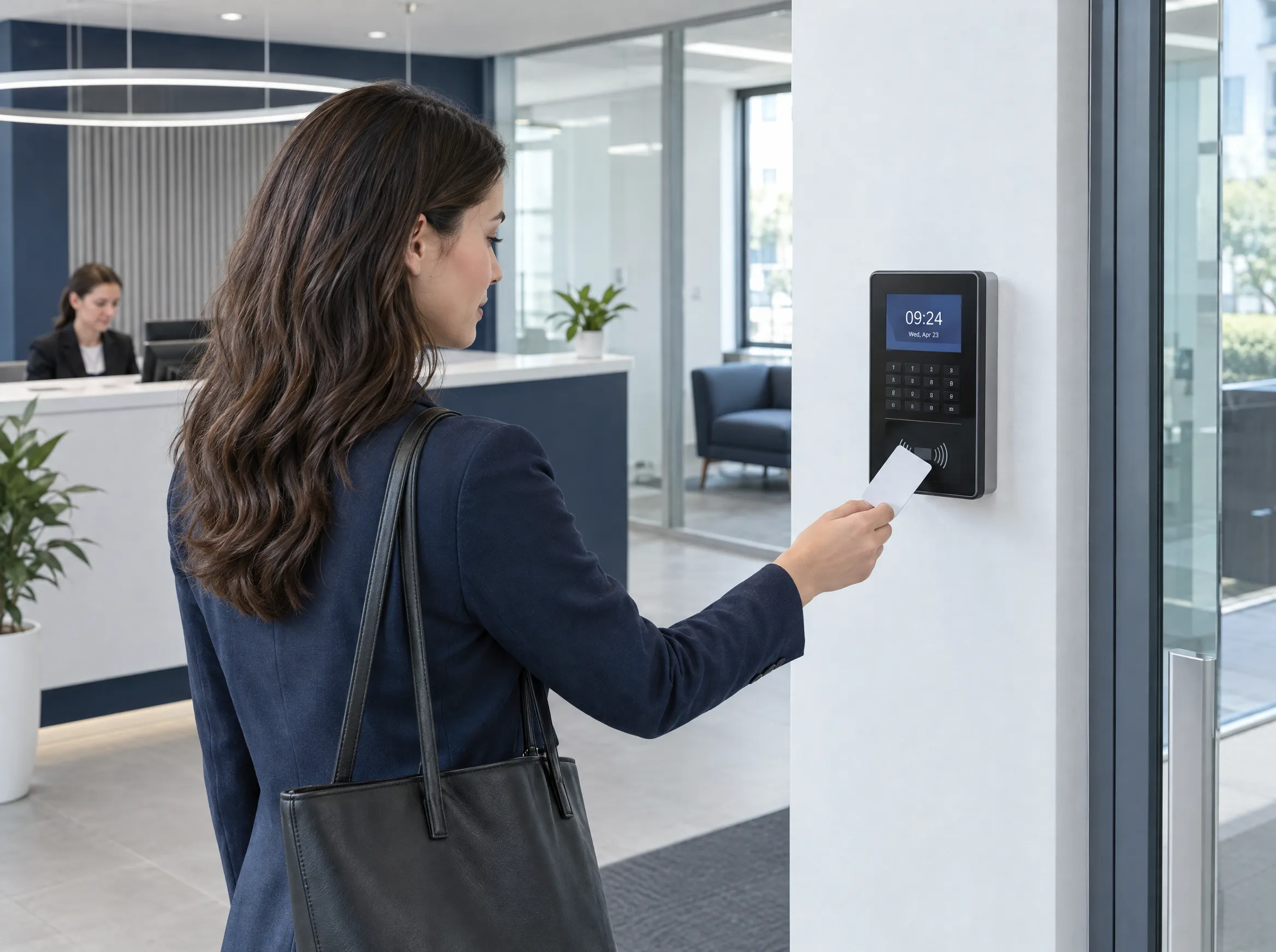 Control acces și pontaj — echipamente și utilizare, imagine de prezentare generată